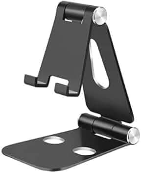 Aluminum Folding Stand Bracket for Use of Watch Movies Videos YouTube Vlogging etc Compatible with All Smartphone IPAD Galaxy & Other Tablets Use Size Upto 4-10.5" Inch - (Color May Vary)