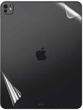 Glaxx Back Screen Guard for iPad Pro 2024 13 inch [Not Glass] Self Healing Unbreakable Hydrogel [TPU Film] Flexible Film with Easy Installation Kit - Transparent