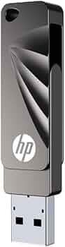 HP 762w 512GB USB 3.2 Flash Drive, Fast and Reliable Data Transfer, Metal casing (Black)