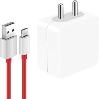 18W Fast Charger for Doogee T20mini Kid Original QC Adapter Type C 3.0A High Speed Fast Turbo Charge QC 3.0 Smart SinglePort with 1m Type-C Red Charging & Sync Cable (White, Dash, SZ.AB14)