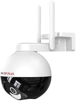 CP PLUS 4MP WI-FI Full Color Outdoor Smart Security Camera | CTC Technology|360˚with Pan & Tilt |Two Way Talk| Human Detection | Night Vision | Supports SD Card (Up to 128 GB) |Alexa & Google- CP-Z43Q