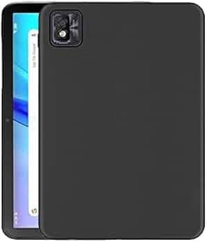 Soft Silicon Back Case Cover for Samsung Galaxy Tab S9 Fe Plus X610 (12.4 Inch)||Flexible TPU Case ||Classic Black ||Shockproof ||