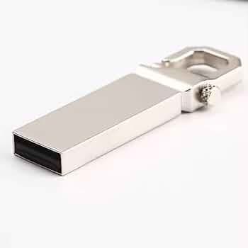 CleverlyGifted® 4GB Pendrive with Hook Design, Metal Finish, Corporate Gifting, 1Pc, Upto 15Mbps, Interface 2.0