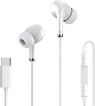 Type C Earphones Wired, 13mm Bass Drivers Earphone, Inline Control Type c Headphones for Xiaomi 13 Ultra with Mic, Comfort Fit Earphone with Volume Control (STB.C.2TB)