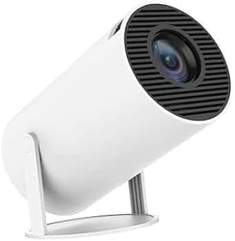 AKATUO [270°Adjustable Stand] Smart Mini Projector with WiFi 6 and Bluetooth, Auto Keystone Outdoor Movie Projector 1080P Full HD Support, Big Screen Portable Home Projector for Phone/TV Stick/Laptop