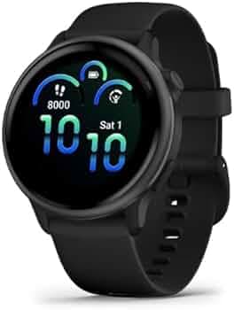 Gɑrmin ᴠivoactive 6 GPS Smartwatch | Health Tracking | AMOLED Display | 11 Days Battery | Slate Black
