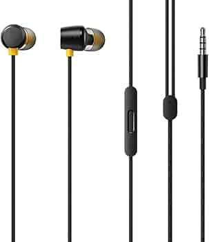 Earphones BT OPE for Acer ChromeBook Tab10 Earphone Original Like Wired Stereo Deep Bass Head Hands-Free Headset Earbud Calling inbuilt with Mic,Hands-Free Call/Music (GT-4,BLK)