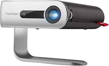 ViewSonic M1+G2 (854x480) Resolution led Projector,100'' Maximum Display, 300 Lumens,Bluetooth & Smart Wi-Fi, Harman Kardon Speaker, HDMI, USB Type-C