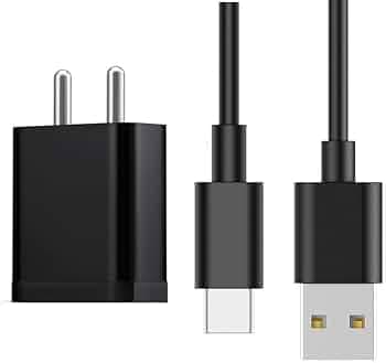 25W Fast Charger & USB A to Type C Cable Combo, Supports Warp, SuperVOOC, Dash, Fast & Super Fast Charging, Charger Adapter Designed for One-plus & all Type C Smartphones (C1-BLK)