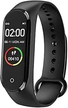 Elevea 𝟏𝟓-𝐘𝐞𝐚𝐫 𝐋𝐨𝐧𝐠-𝐋𝐢𝐟𝐞 𝐖𝐚𝐫𝐚𝐧𝐭𝐲, Fitness Tracker Smart Band with Notifications, Daily Health Monitoring Band for Men and Women