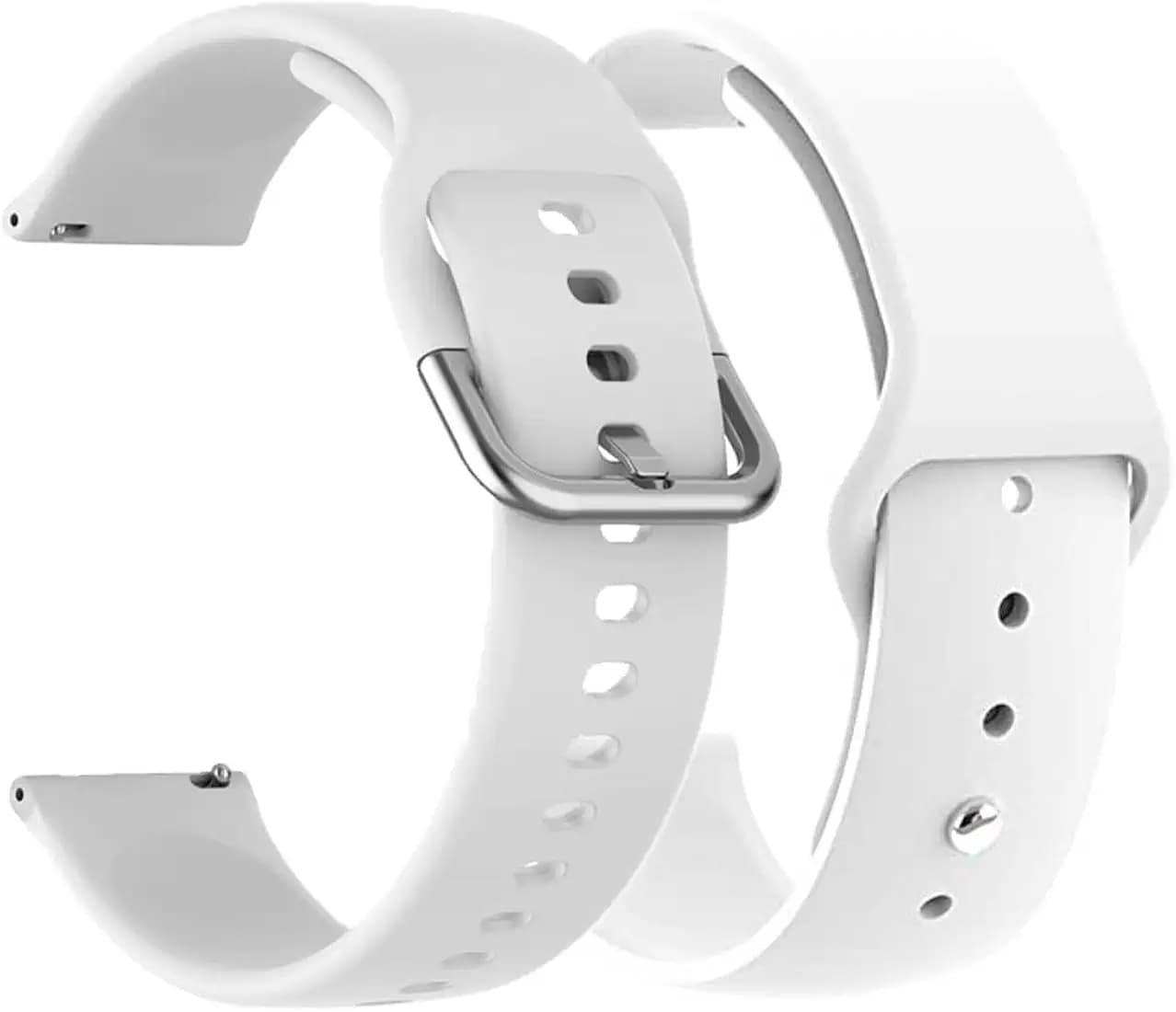 AONES 22mm Pack of 2 Silicone Watch Strap Compatible for Razer X Fossil Gen 6 Smartwatch Band