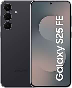Samsung Galaxy S25 FE 5G Smartphone with Galaxy AI (JetBlack, 8GB RAM, 256GB Storage), 12MP Front Camera, ProVisual Engine, Long Battery Life