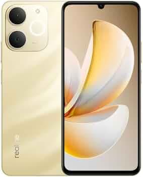 realme P4 Lite Smartphone, 4GB RAM, 128GB Storage, Beach Gold