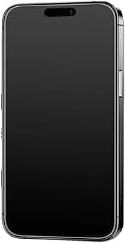 YMHML Matte Anti-Glare Tempered Glass Screen Protector Compatible For iphone 15/iphone 16 (Black) Edge To Edge Full Screen Coverage With Easy Installation Kit,Pack Of 1