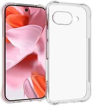 FITSMART Shockproof Crystal Clear TPU Soft Bumper Back Cover with Cushioned Edges Back Cover for Google Pixel 10a 5G - Flexible, Transparent