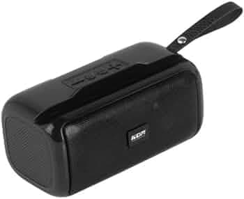 KDM 77 Repeat Portable Bluetooth Speaker, 8W Sound, Mobile Holder, TWS Pairing, FM Radio, USB/TF/AUX, 5H Playtime, Type-C Fast Charging,Black