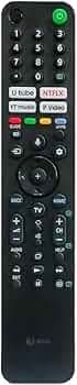 7 SEVEN® Compatible with Sony Bravia TV Remote Control RMF-TX520p Model with Bluetooth Voice Command Suitable for A80J X80J X85J X90J X95J Series Smart 4K Google TV LED UHD Television - Pairing Must!