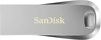 SANDISK Ultra Luxe 256GB, USB 3.2 Gen 1, Flash Drive, Upto 400MB/s R, Pendrive, Metal, 5Y Warranty (SDCZ74-256G-I35)