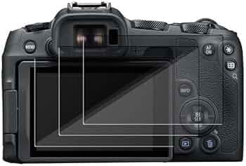 pack2 | Camera Lens Protector Compatible with Canon EOS R8| Screen Guard 9H Anti-Shock Flexible Protector | Full Screen and Camera Lens Protector Guard