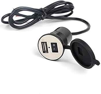 AOW Attractive Offer World Motorcycle Bike Mobile Phone USB Charger Power Adapter 12v (Waterproof) for Bajaj Pulsar 180