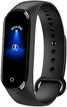 Drumstone 𝟏𝟓-𝐘𝐞𝐚𝐫 𝐋𝐨𝐧𝐠-𝐋𝐢𝐟𝐞 𝐖𝐚𝐫𝐚𝐧𝐭𝐲, smart Fitness Band, Health Tracker Band, Step Counter Band, Calorie Sleep Tracker, smartwatch Band for Men Women