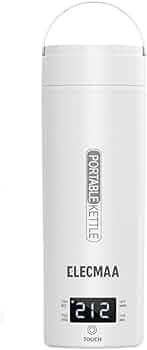 Portable Electric Kettle 450 ML with 4 Smart Temperature Presets, Keep Warm Function, Stainless Steel, Fast Heating for Travel, Office, Dorm