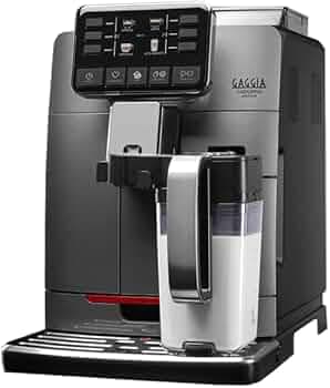 Kaapi Solutions Cadorna Prestige Fully Automatic Espresso Machine,Bean to cups coffee machine for office | Home, Black ABS, stainless steel