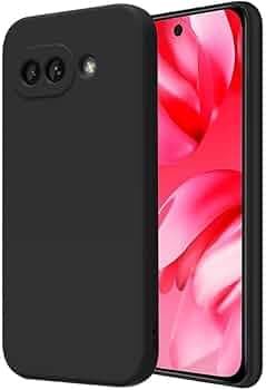 FitSmart Shockproof Silicon Flexible Back Cover for Google Pixel 10A 5G - Black