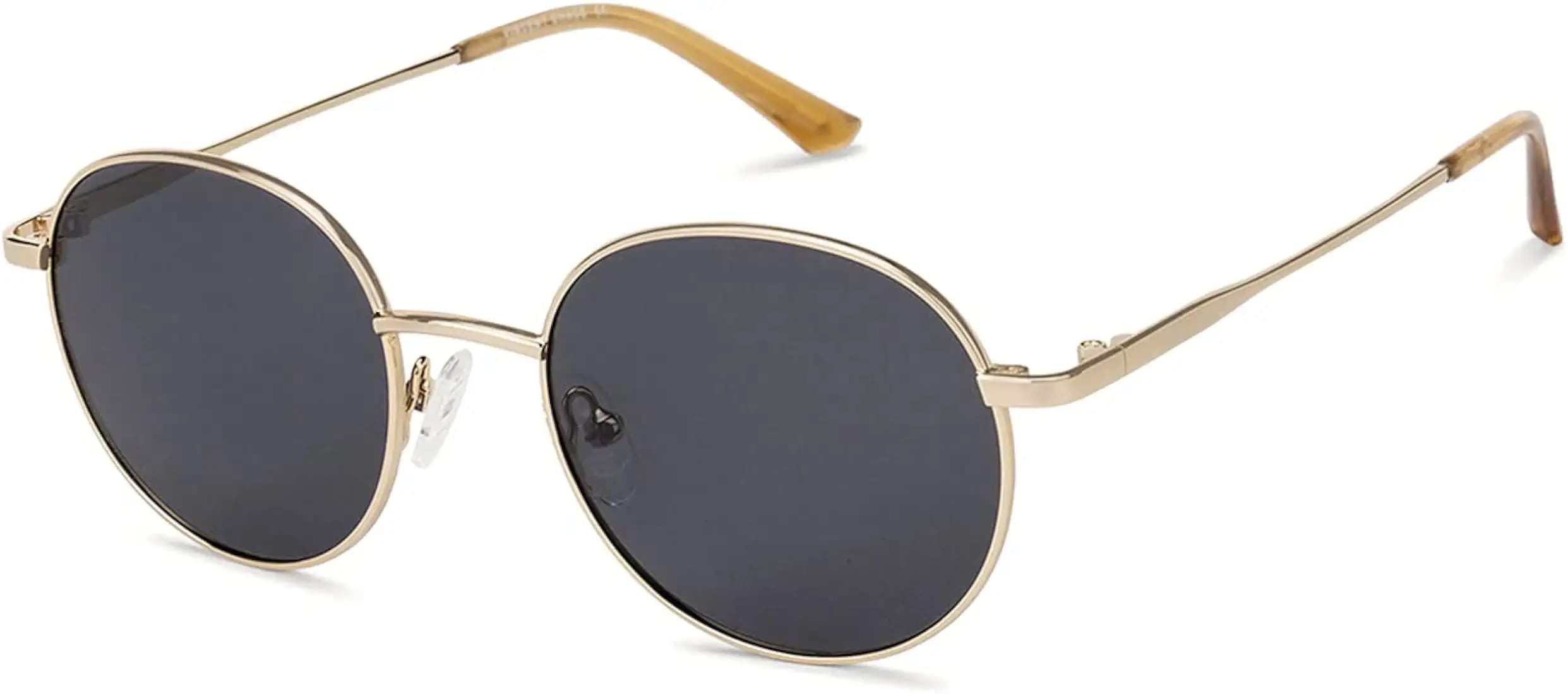 VINCENT CHASE EYEWEAR By Lenskart | Full Rim Round Sunglasses| Polarized And 100% UV Protected | Men & Women | Medium | VC S13112