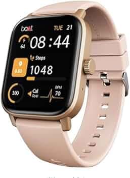 Wave Call 3 Smartwatch 1.83” HD Display with Animated Watch Faces; BT Calling, Functional Crown, Multiple Sports Modes, IP68, HR, SpO2 Monitor, Smart Watches for Men & Women (Timber Brown)