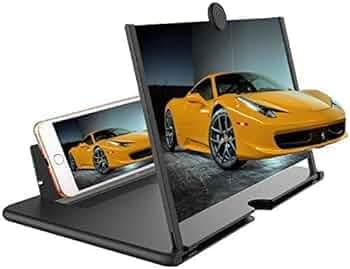 3D HD Screen Magnifier & Phone Holder – Screen Expander and Amplifier for All Smartphones with Eye Protection