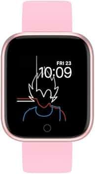 Exxelo (Now 10 Years Warranty Smart Bracelet Passometer Heart Rate Monitor Wristbands Outdoor Sports Fitness Band Smart Watch (Rosegold)