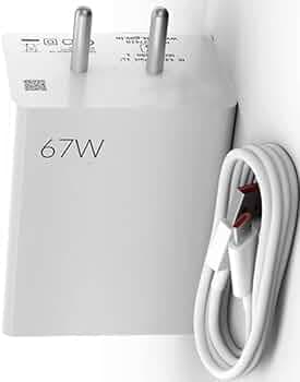 67W Charger for Motorola Moto G86 Original QC Adapter Type C 3.0A High Speed Fast Turbo Charge QC 3.0 Smart SinglePort with 1m Type-C Charging & Sync Cable (White, 67W,ML-67)