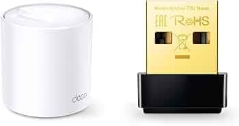 TP-Link Deco X20(1-Pack) AX1800 Mbps Dual Band Whole Home Mesh Wi-Fi System, Next-Gen Wi-Fi 6, ODFMA