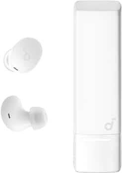 soundcore A30I by Anker,Noise Cancelling in Ear Earbuds,Stylish Design,Lightweight Comfort,Clear Sound Super Clear and Powerful Bass,24H Playtime,Ip54,Fast Charge 10Min = 120 Min,Bluetooth 5.4-White