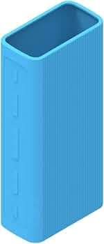 OBOE Silicone Soft Cover Case for Mi Boost Pro Power Bank Battery (Blue, 30000 mAh)