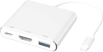 USB C to HDMI Adapter Thunderbolt 3 to HDMI 4K@30Hz USB3.0 60W PD USB-C Dongle USB-C Docking Station Compatible with MacBook Pro Air/Switch/Surface Pro 7/Dell XPS 13 15