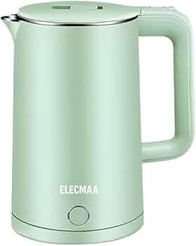 Electric Kettle 1.2 Litre | Stainless Steel Inner | Auto Shut-Off & Boil-Dry Protection | Fast Boiling Water Kettle for Tea, Coffee & Instant Noodles | Mint Green