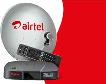 Airtel Digital TV Dth Hd Set Top Box | CashBack Pack Full 3600 Recharge I Free Standard Installation