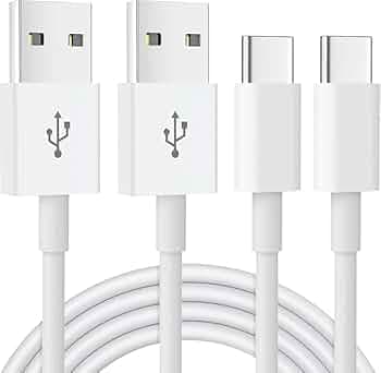 bvslf Fast Charging 3A Type C USB Cable/ 1.2 M/Set of 2/480 Mbps Data Speed, Data Sync & Charging Cable for Smartphone, Tablet, Laptop, Power Bank, Music Player, Gaming console & other Type C device