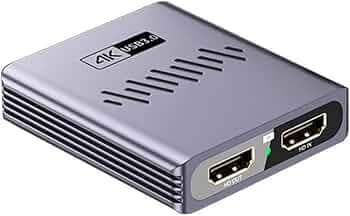 ETZIN 4K 30Hz Audio Video Capture Card, 1080p 60fps USB 3.0 HDMI Video Capture Device, Full HD 1080P for Game Recording, Live Streaming Broadcasting Most Gaming Consoles/DSLR/OBS EPL-HC-V9