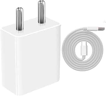 60W D Ultra Fast Type-C Charger for Vivo X50 / X 50, Realme X50 Pro/X 50 Pro, Sam-Sung Galaxy A72 / A 72, Sam-Sung Galaxy M50 / M 50, Xiaomi ROG Phone 3 / Phone3 (60W,VS-51,WT)