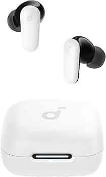 soundcore R50I Nc By Anker Noise Cancelling in Ear Earbuds,Strong 42Db Adaptive Noise Cancelling,Powerful Bass,45H Playtime,2-in-1 Case and Phone Stand,Ip54,Fast Charge 10Min = 120 Min,Bluetooth 5.4