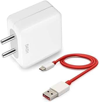 18W Fast Charger for Doogee T20mini Kid Original QC Adapter Type C 3.0A High Speed Fast Turbo Charge QC 3.0 Smart SinglePort with 1m Type-C Red Charging & Sync Cable (White, Dash, SZ.AB13)