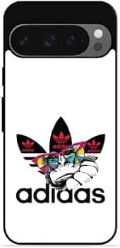 Leeon Printed Case for Google Pixel 9 | HD Print of Street Style adidas Burst | Metal Back + Soft TPU Edges | 360° Full Protection Case