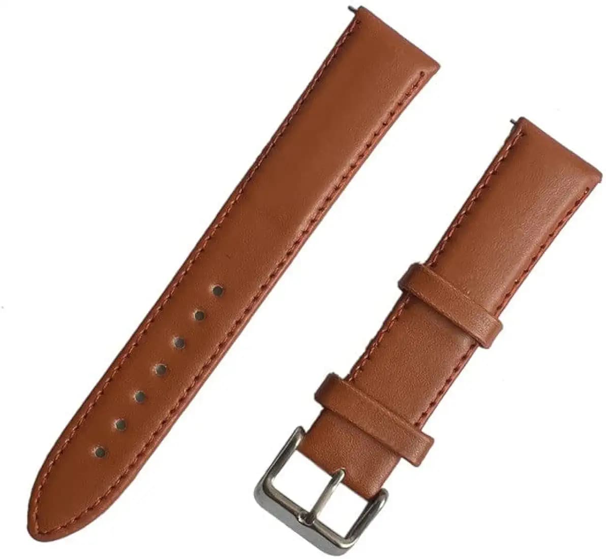 Colorcase Smart Watch Belt Compatible with Fossil Gen 5 Smart Watch - Leather Strap Band