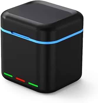 Battery Fast Charging Hub Box for GoPro Hero 13 with Type-C Cord Action & Sports Camera Accessories for GoPro Hero 13 Black (Only Charger - Black)