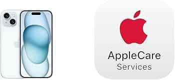 Apple iPhone 15 (256 GB) - Blue with Protect+ with AppleCare Services