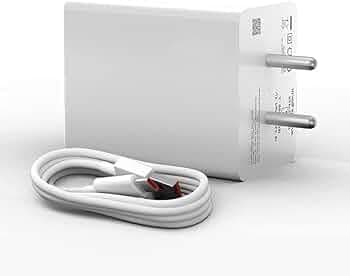 67W Charger for Honor 8 Lite, Honor 9, Honor Note 9, Honor V10, Honor V9, Honor V9 Mini, Honor WaterPlay LTE, Honor WaterPlay WiFi, Hp Elite X3 with Type-C USB Cable (TMV54)