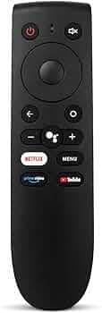 UNIPLUS OnePlus Android TV Series Replacement Remote Control Compatible with OnePlus Smart TV Y Series 32Y1 40Y1 43Y1 with Netflix YouTube & Prime Video Hot Keys, No Voice Command, Black